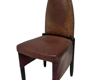 Art Deco Amsterdamse School High-Back Side Chair by Michel de Klerk, 1916/1925